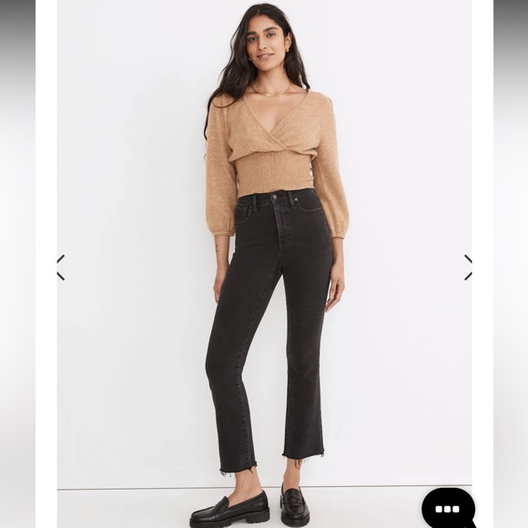 Madewell Cali Demi-Boot in Bayland Wash Raw Hem 25 - Picture 1 of 9